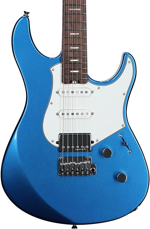 open zoom image for Yamaha Pacifica Professional PACP12 Electric Guitar, Rosewood Fretboard (with Case), Sparkle Blue, Open Box (Very Good), Body Straight Front