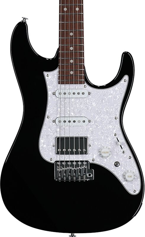 open zoom image for Ibanez AZ22S2 Electric Guitar, Black, Body Straight Front