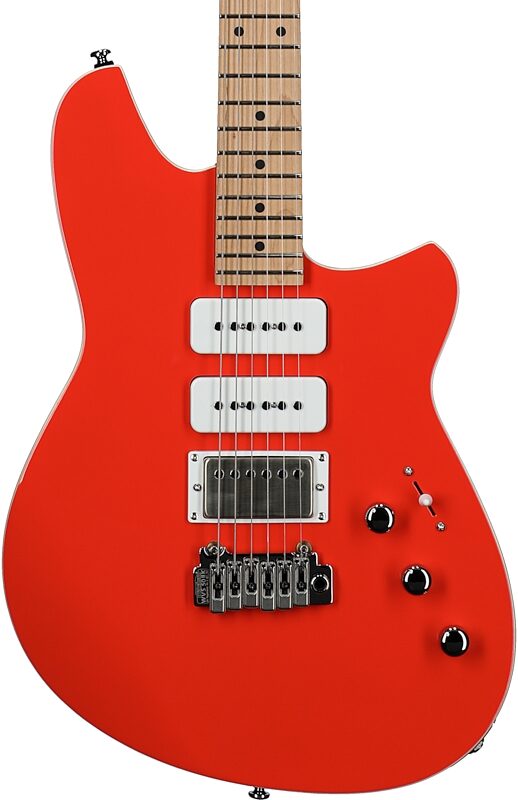 open zoom image for Reverend Kingbolt H290 Electric Guitar, Feisty Red, Body Straight Front
