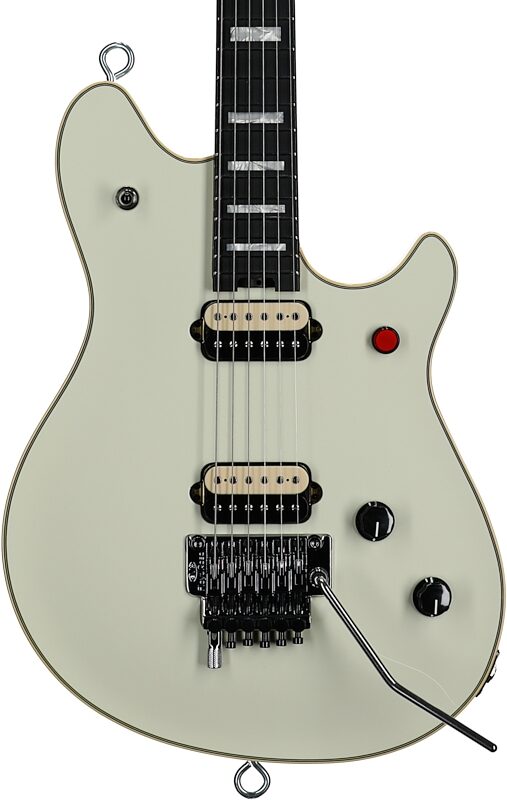 open zoom image for EVH MIJ Series Signature Wolfgang Electric Guitar (with Case), Ivory, Body Straight Front