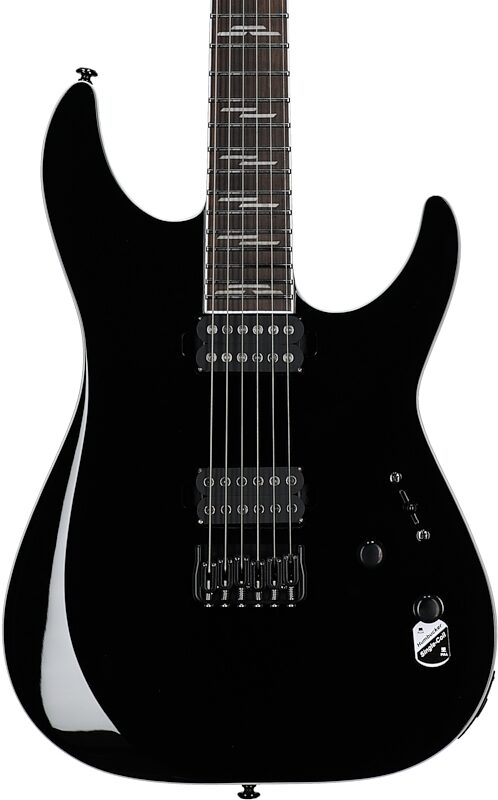 open zoom image for Schecter Reaper 6 Custom Electric Guitar, Gloss Black, Open Box (Very Good), Body Straight Front