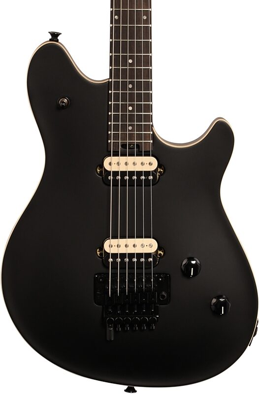 open zoom image for EVH Eddie Van Halen Wolfgang Special Ebony Fingerboard Electric Guitar, Stealth Black, Body Straight Front