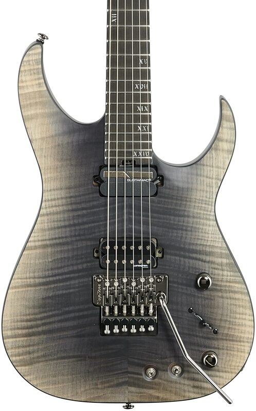 open zoom image for Schecter Banshee Mach 6 FR-S Electric Guitar, Fallout Burst, Open Box (Very Good), Body Straight Front