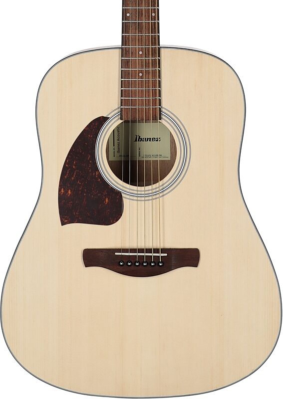 open zoom image for Ibanez PF50L Acoustic Guitar, Left-Handed, Open Pore Natural, Body Straight Front