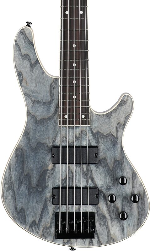 open zoom image for Schecter C-5 Standard Electric Bass, 5-String, Charcoal Satin, Body Straight Front