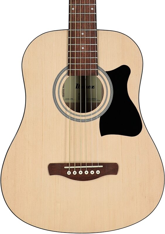 open zoom image for Ibanez IJV30 Jam Pack 3/4-Size Acoustic Guitar Package, Open Pore Natural, Body Straight Front