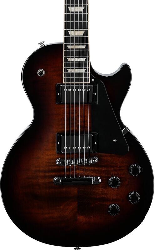 open zoom image for Gibson Exclusive Les Paul Studio Session Electric Guitar (with Soft Case), Smokehouse, Body Straight Front