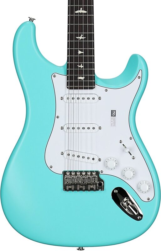 open zoom image for PRS Paul Reed Smith John Mayer Wild Blue Silver Sky Limited Electric Guitar (with Gig Bag), New, Body Straight Front