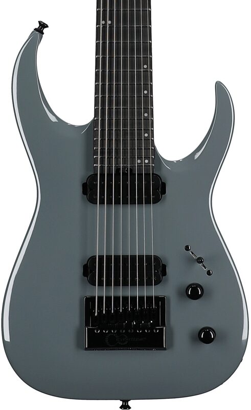 open zoom image for Jackson Limited Edition Pro Plus Misha Mansoor Juggernaut ET8 Electric Guitar, 8-String (with Gig Bag), Nardo, Body Straight Front