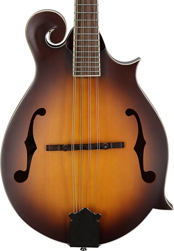 open zoom image for Epiphone F-5 Studio Mandolin (with Gig Bag), Vintage Sunburst Satin, Body Straight Front