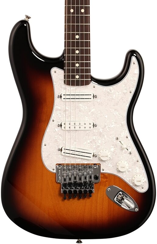 open zoom image for Fender Dave Murray Stratocaster Electric Guitar, Rosewood Fingerboard (with Gig Bag), 2-Color Sunburst, Body Straight Front