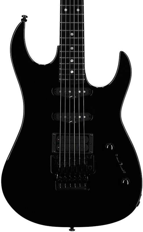 open zoom image for B.C. Rich ST3 Retro II Floyd Rose Electric Guitar, Black, Body Straight Front