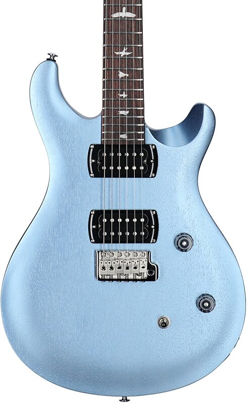 open zoom image for PRS Paul Reed Smith SE CE24-v2 Standard Electric Guitar, Ice Blue Metallic, Body Straight Front
