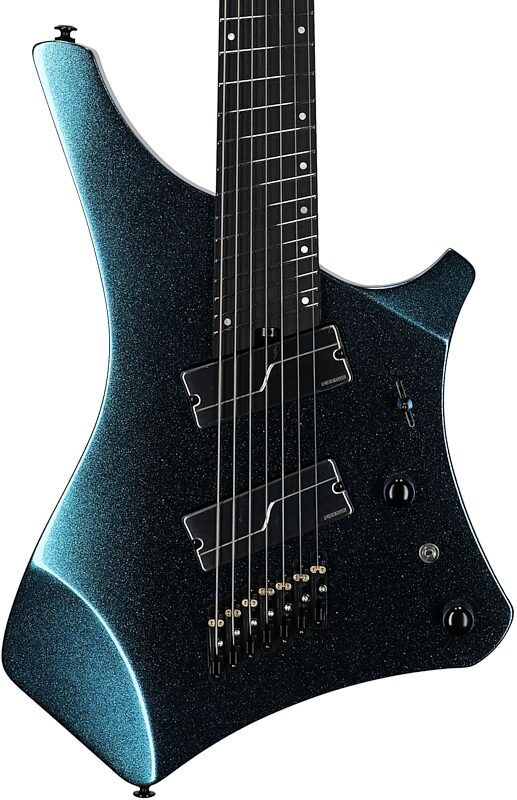 open zoom image for Ibanez Alpha Series A527 Electric Guitar, 7-String (with Gig Bag), Nebula Shift, Body Straight Front