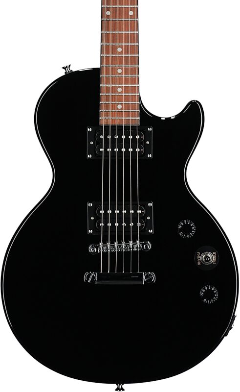 open zoom image for Epiphone Les Paul Special II Electric Guitar, Ebony, Body Straight Front