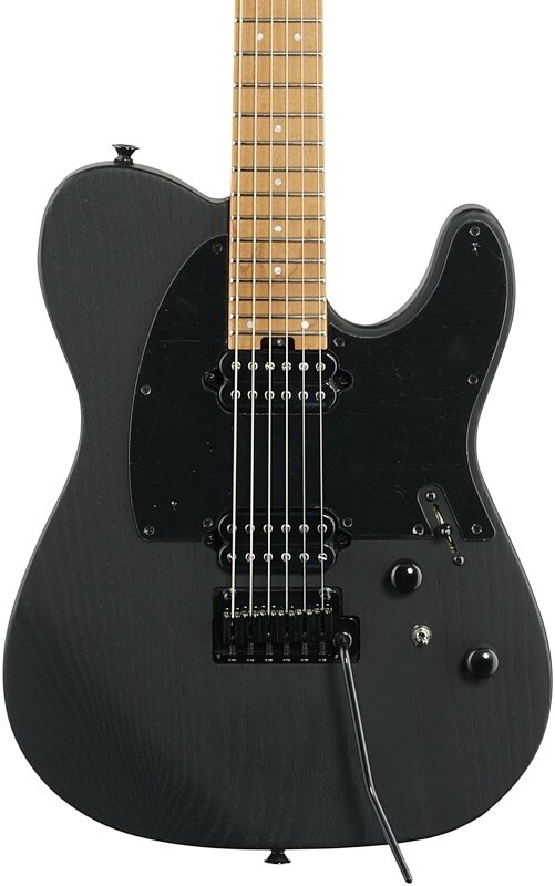 open zoom image for Charvel So-Cal S2 24 HH 2PT CM Electric Guitar, Black Ash, Body Straight Front