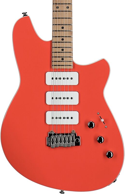 open zoom image for Reverend Kingbolt 390 Electric Guitar, Feisty Red, Body Straight Front