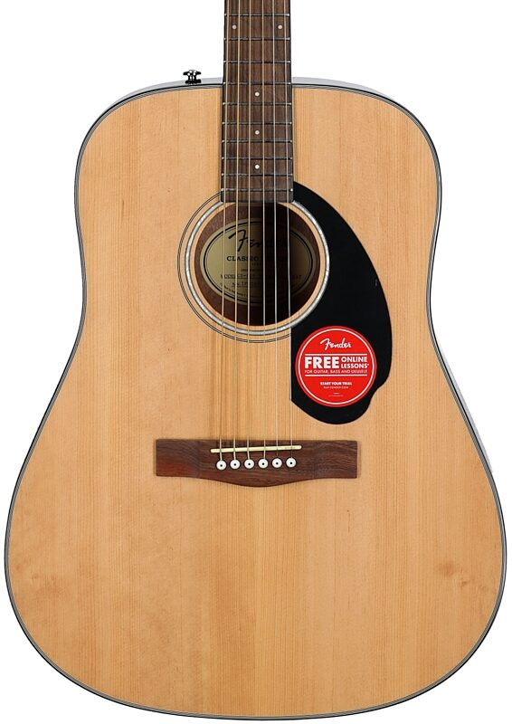 open zoom image for Fender CD-60S-v2 Dreadnought Acoustic Guitar Pack, Natural, Body Straight Front