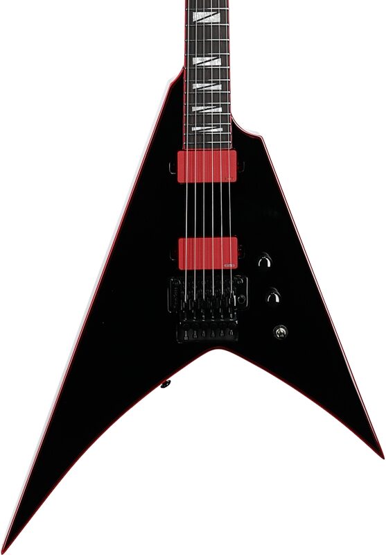 open zoom image for ESP LTD Gary Holt GH-SV Electric Guitar (with Case), Black, Body Straight Front