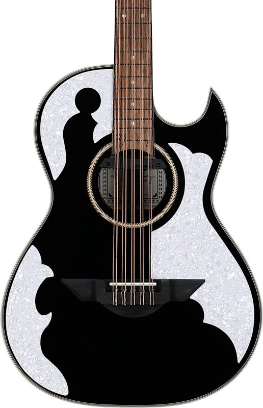 open zoom image for H. Jimenez LBQ4E-BT Bajo Quinto (with Gig Bag), New, Body Straight Front