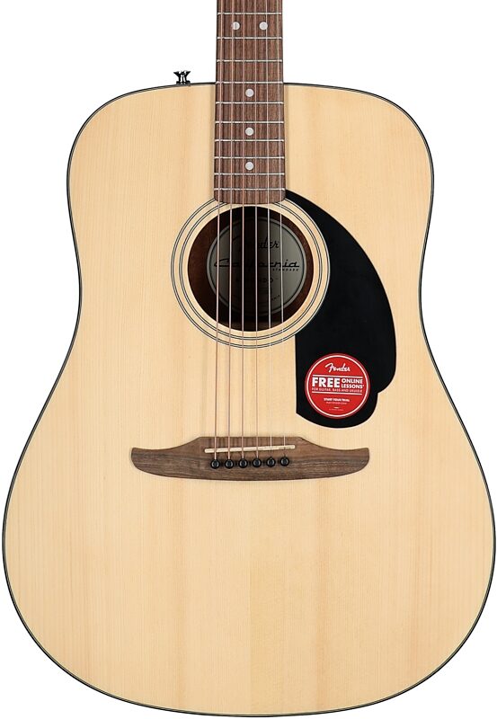 open zoom image for Fender California Standard Redondo Acoustic Guitar, Natural, Body Straight Front