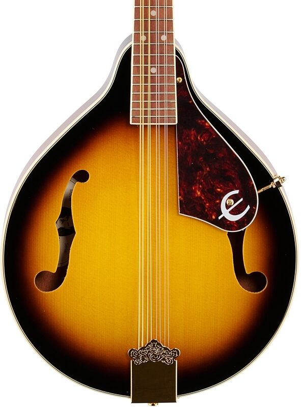 open zoom image for Epiphone MM-30S A-Style Mandolin, Antique Sunburst, Body Straight Front