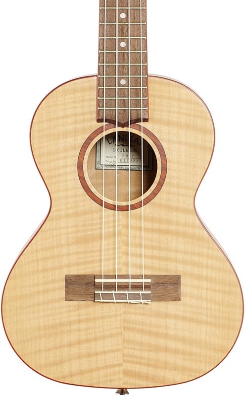 open zoom image for Lanikai Flame Maple Tenor Ukulele, New, Body Straight Front