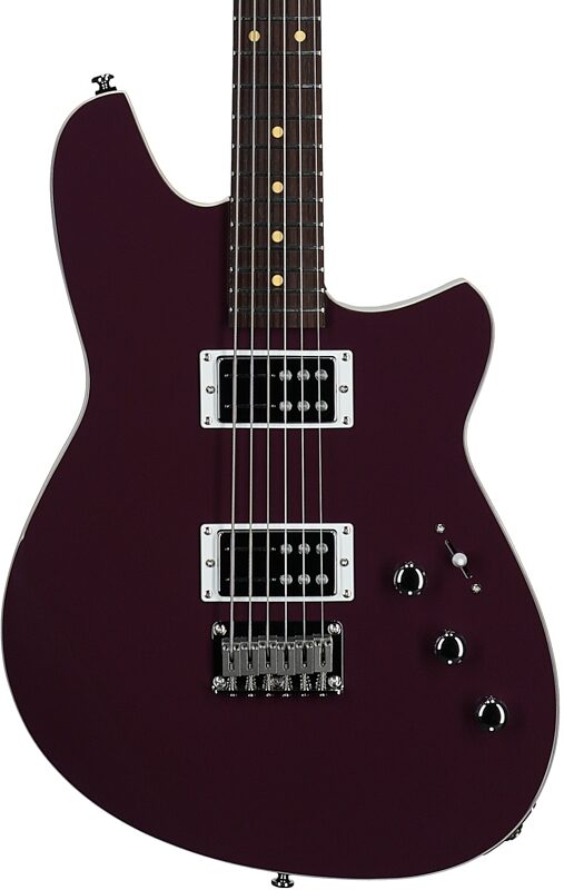 open zoom image for Reverend Descent Baritone Electric Guitar, Purple Punch, Open Box (Very Good), Body Straight Front