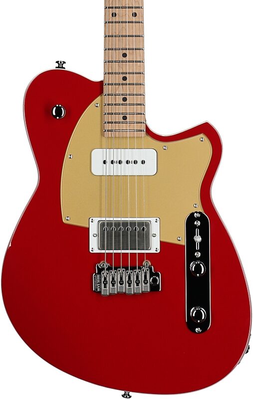open zoom image for Reverend Charger H90 Wilkinson Electric Guitar, Metallic Cherry, Open Box (Very Good), Body Straight Front