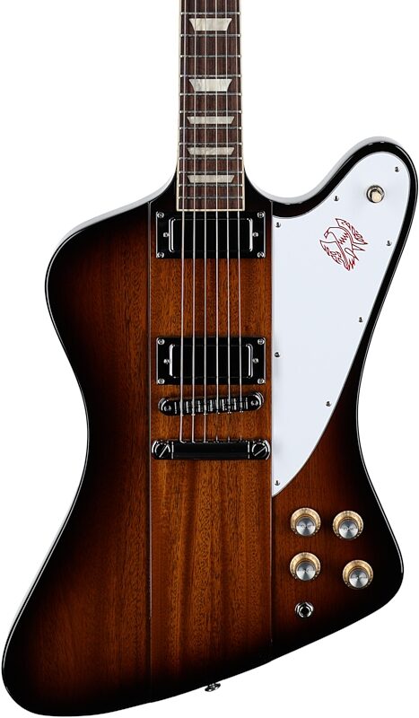 open zoom image for Gibson Firebird Platypus Electric Guitar (with Case), Tobacco Sunburst, Open Box (Very Good), Body Straight Front