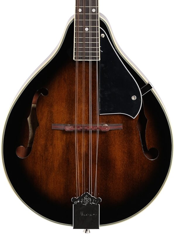 open zoom image for Ibanez M510 A-Style Mandolin, Dark Violin Sunburst, Body Straight Front
