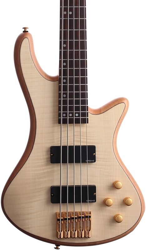 open zoom image for Schecter Stiletto Custom 5 5-String Electric Bass, Natural, Body Straight Front