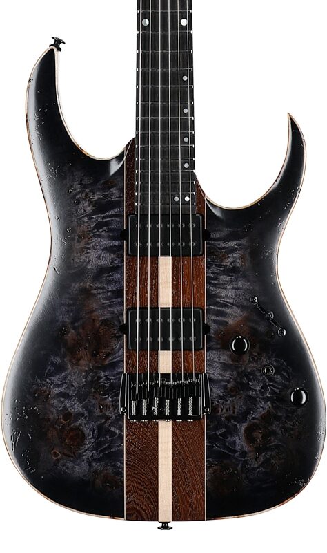 open zoom image for Ibanez RGA21P1PB Premium Electric Guitar (with Gig Bag), Deep Twilight Burst, Body Straight Front