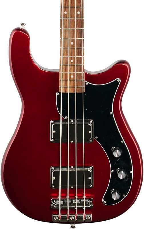 open zoom image for Epiphone Embassy Pro Electric Bass, Sparkling Burgundy, Body Straight Front