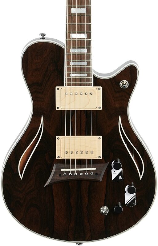 open zoom image for Michael Kelly Hybrid Special Electric Guitar, Pau Ferro Fingerboard, Ziricote, Body Straight Front