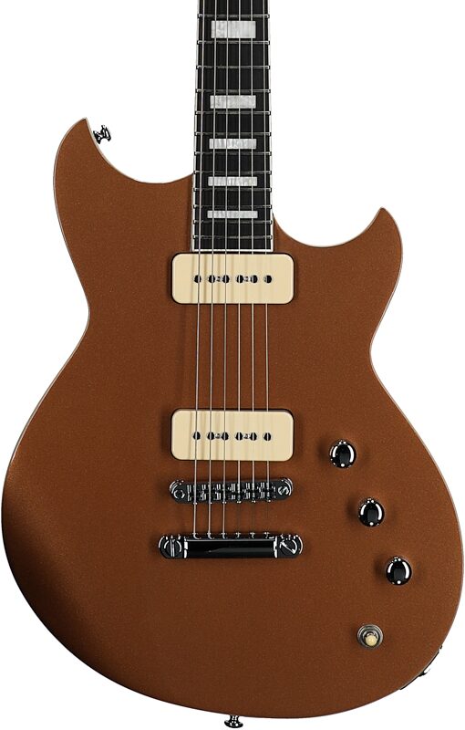 open zoom image for Reverend Sensei 290 Electric Guitar, Metallic Bronze, Body Straight Front