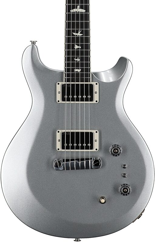 open zoom image for PRS Paul Reed Smith S2 Mira 594 Electric Guitar (with Gig Bag), Platinum Metallic, Body Straight Front
