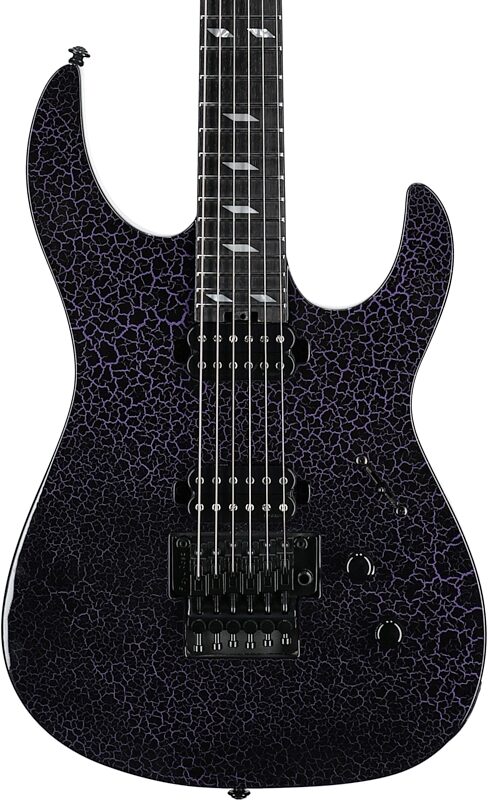 open zoom image for Legator Ninja 6 Floyd Rose Electric Guitar, Purple Crackle, Body Straight Front