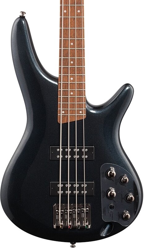open zoom image for Ibanez SR300E Electric Bass, Iron Pewter, Body Straight Front