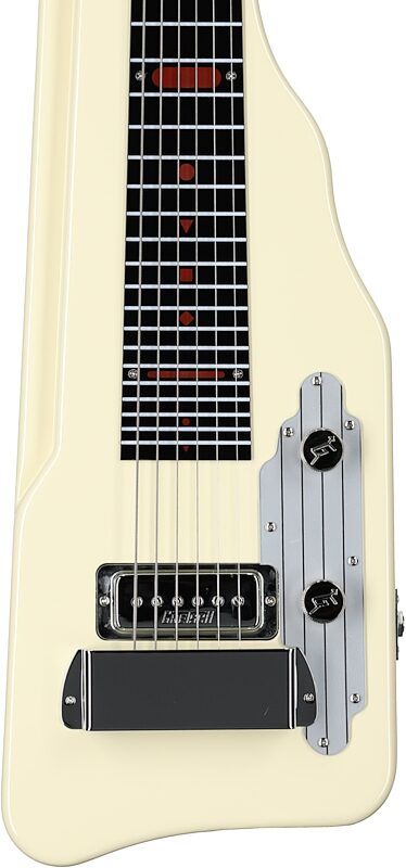 open zoom image for Gretsch G5700 Electromatic Lap Steel Guitar, Vintage White, Body Straight Front