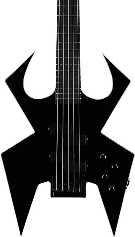 open zoom image for B.C. Rich Widow 5 Legacy Electric Bass, 5-String, Black, Body Straight Front