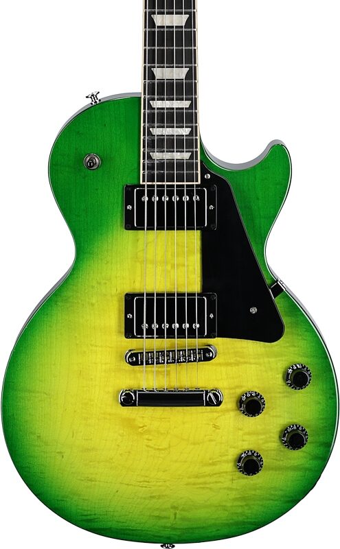open zoom image for Gibson Les Paul Studio Session Electric Guitar (with Soft Case), Iguana Burst, Open Box (Very Good), Body Straight Front