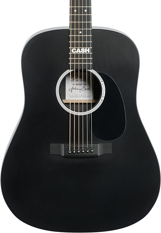 open zoom image for Martin DX Johnny Cash Acoustic-Electric Guitar, New, Body Straight Front