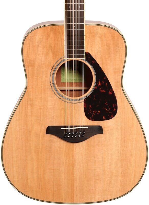 open zoom image for Yamaha FG82012 Folk Acoustic Guitar, 12-String, New, Body Straight Front