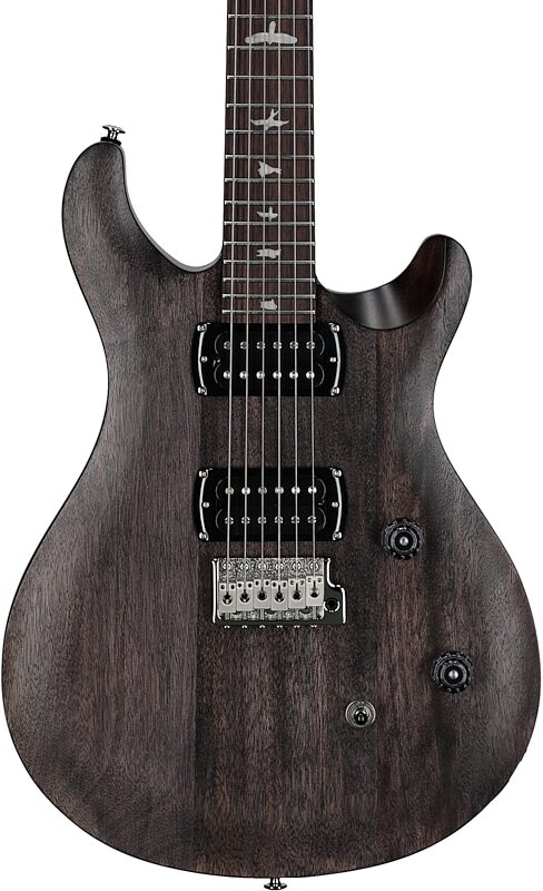 open zoom image for PRS Paul Reed Smith SE CE24-v2 Standard Electric Guitar, Satin Charcoal, Body Straight Front