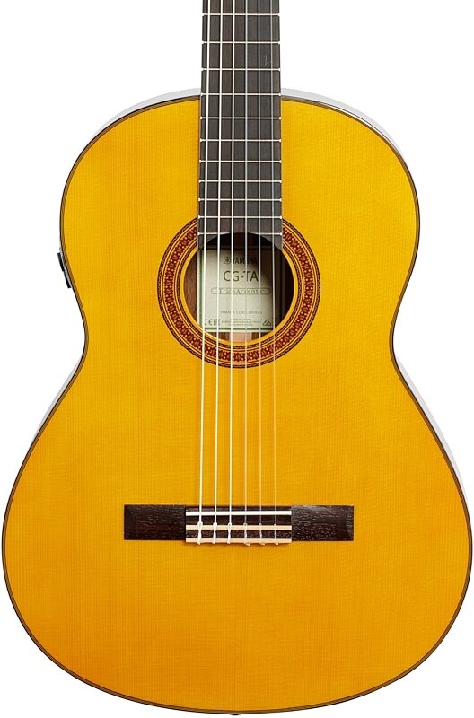 open zoom image for Yamaha CG-TA TransAcoustic Nylon Classical Acoustic-Electric Guitar, New, Body Straight Front