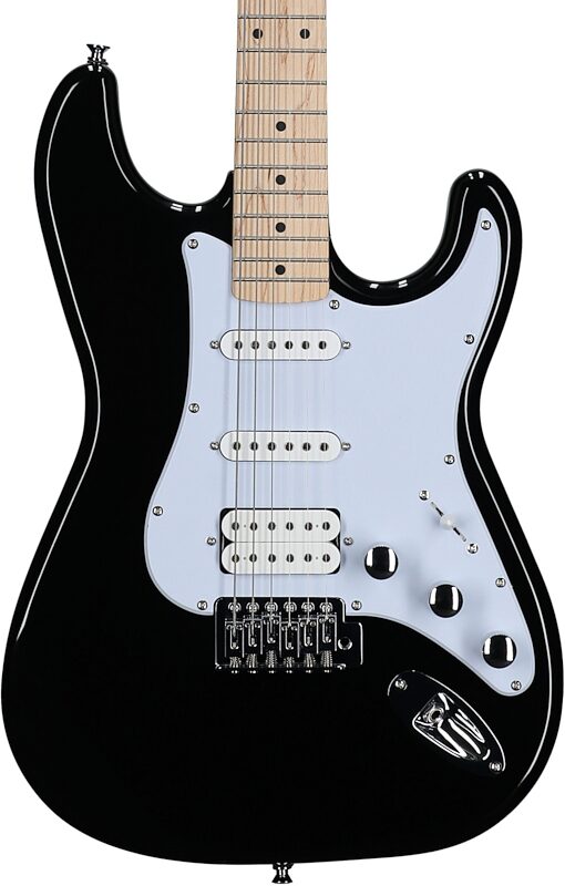 open zoom image for Kramer Focus VT-211S Electric Guitar, Classic Black, Body Straight Front