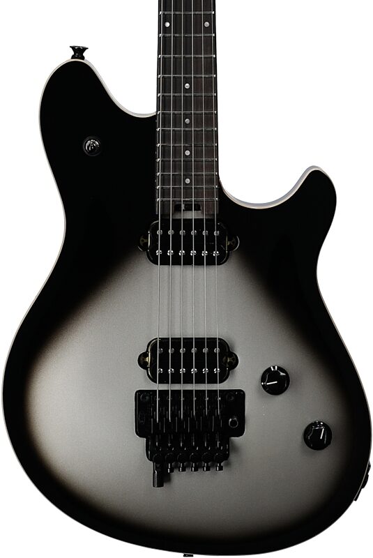 open zoom image for EVH Eddie Van Halen Wolfgang Special Ebony Fingerboard Electric Guitar, Silver Burst, Body Straight Front