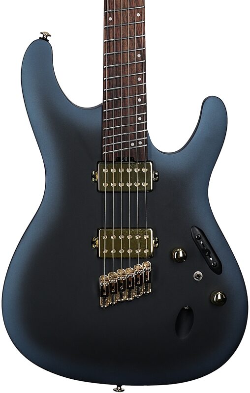 open zoom image for Ibanez SML721 Multi-scale Electric Guitar, Midnight Arctic Ocean, Body Straight Front