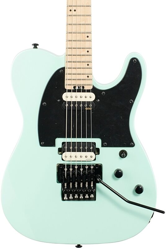 open zoom image for Schecter Sun Valley Super Shredder PTFR Electric Guitar, Seafoam Green, Body Straight Front